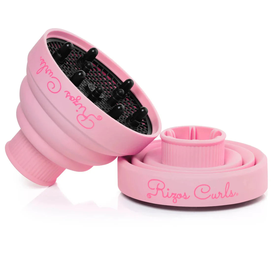 RIZOS CURLS Pink Collapsible Hair Diffuser for Drying Curls