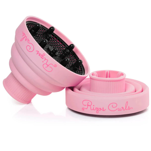 RIZOS CURLS Pink Collapsible Hair Diffuser for Drying Curls