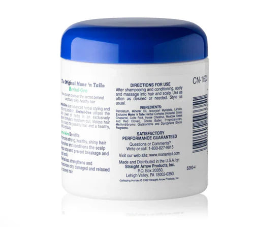 MANE N TAIL HERBAL-GRO HAIR STYLING POMADE 5.5oz