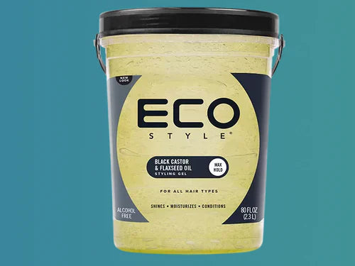 ECO STYLER BLACK CASTOR & FLAXSEED OIL HAIR STYLING GEL