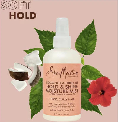 SHEAMOISTURE COCONUT AND HIBISCUS HOLD AND MIST 236 Ml