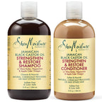 Shea Moisture Strengthen, Grow & Restore Shampoo and Conditioner Set, Jamaican Black Castor Oil