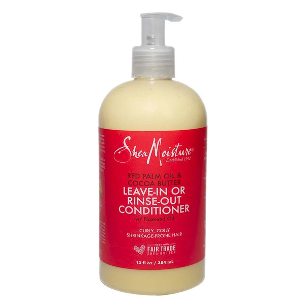 SheaMoisture Conditioner Red Palm Oil and Cocoa Butter for Curly Hair with Flaxseed Oil 13 oz