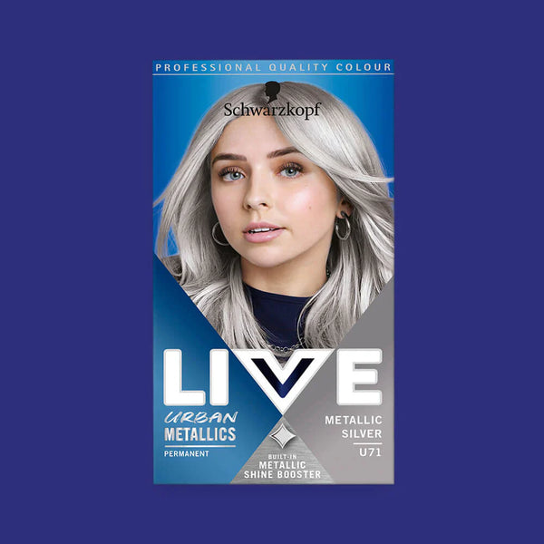 LIVE U71 METALLIC SILVER PERMANENT COLOUR