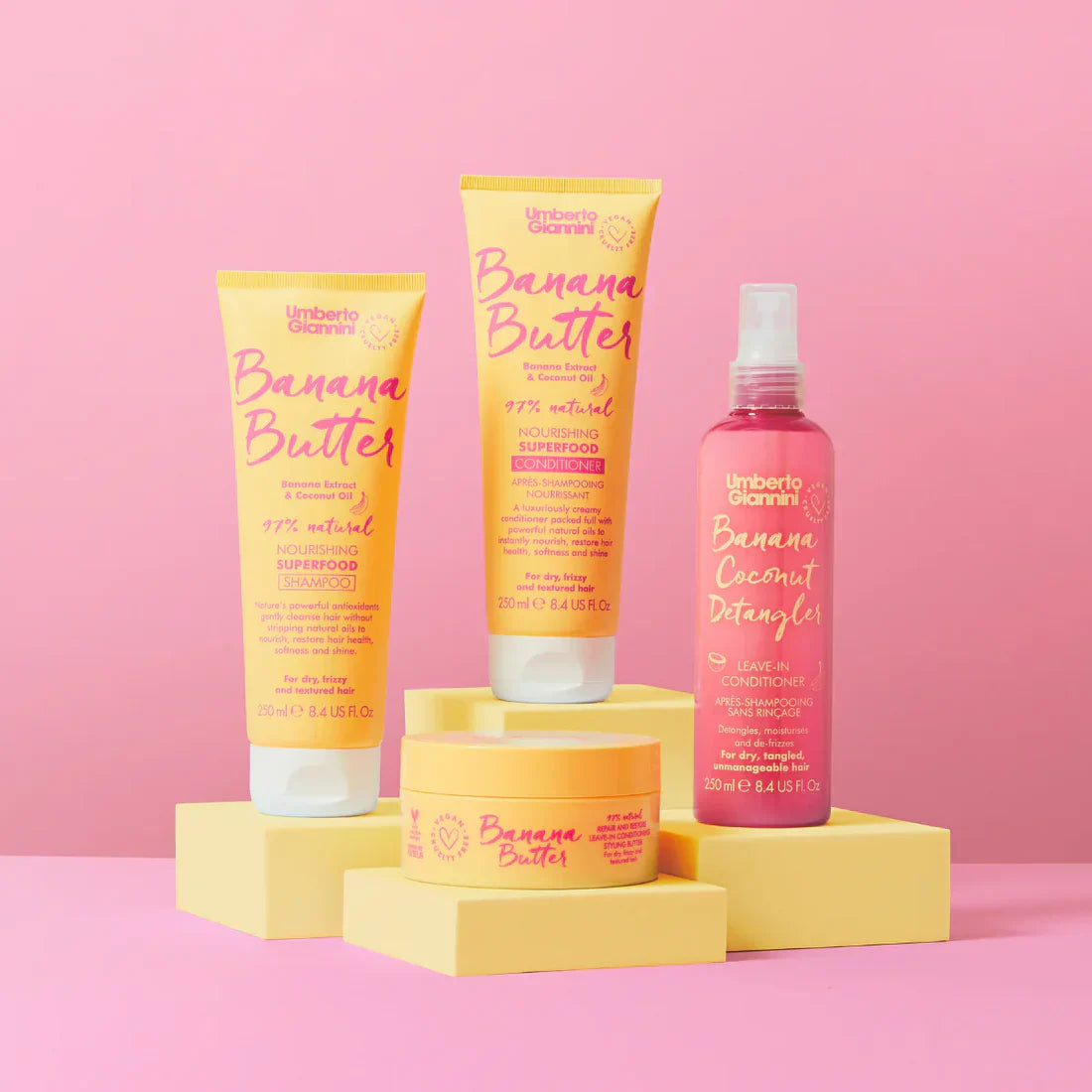 UMBERTO GIANNINI Banana Butter Wash & Style Kit