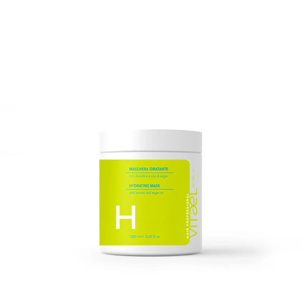 Vitael Hydrating Mask WITH KERATIN AND ARGAN OIL 1000 ml Dry and Damaged Hair 1000 ML