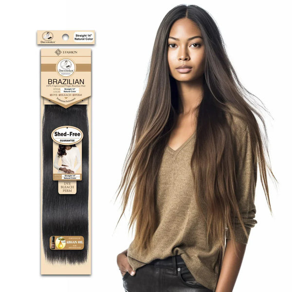 DRESSMAKER 100% UNPROCESSED VIRGIN BRAZILIAN HAIR STRAIGHT