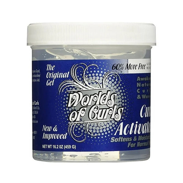 Worlds Of Curls Curl Activator Regular Gel 16 OZ