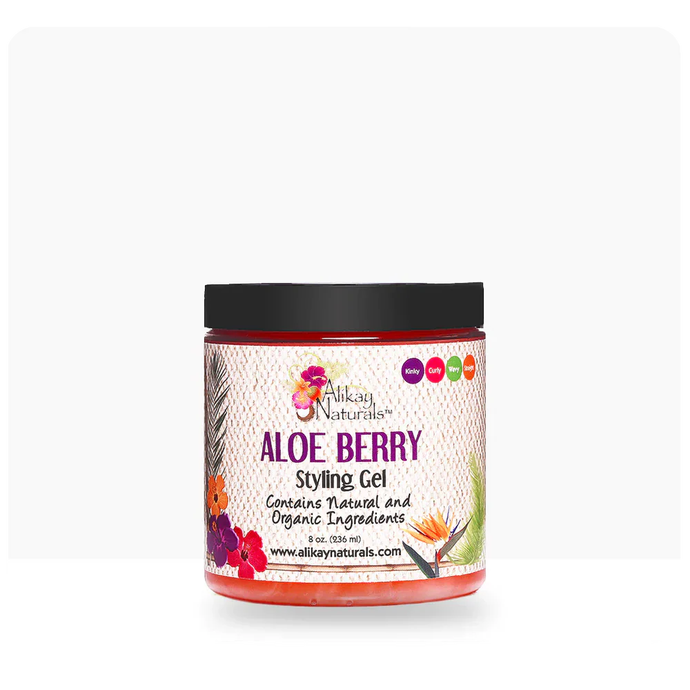 ALIKAY NATURAL ALOE BERRY STYLING GEL 8 OZ