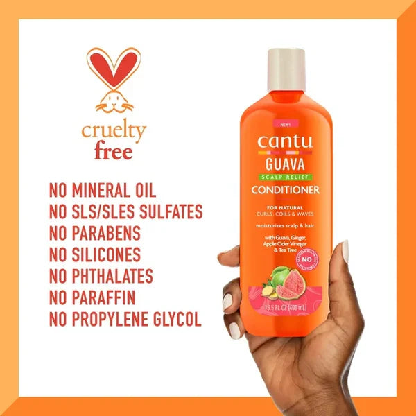 CANTU GUAVA SCALP RELIEF CONDITIONER 13.5 OZ