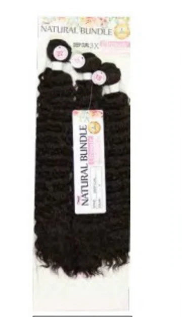 SMART NATURAL BUNDLE ULTIMATE PREMIUM EXCUSIVE FIBER SOFT & LUSCIOUS SUPER SOFT Deep Curl 3 X Weave
