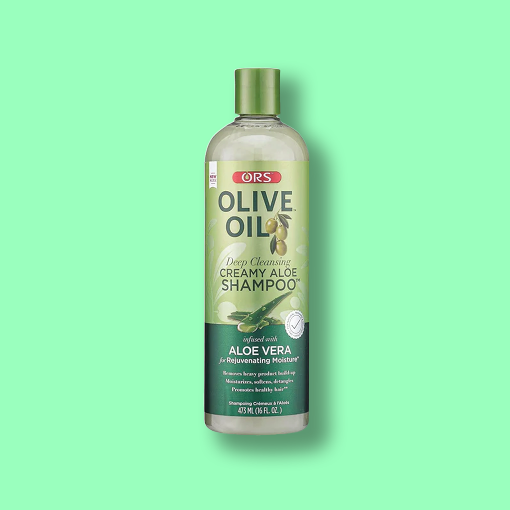 ORS Olive Oil Deep Cleansing Creamy Aloe Shampoo Infused with Aloe Vera 473ml