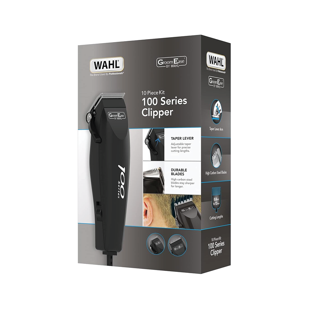 WAHL Series 100 Hair Clipper (10 Piece Kit
