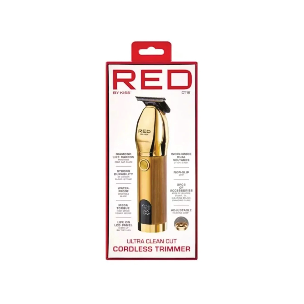 Red By Kiss Ultra Clean Cut Cordless Trimmer CT16