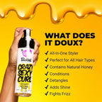 THE DOUX CRAZYSEXYCURL HONEY SETTING FOAM