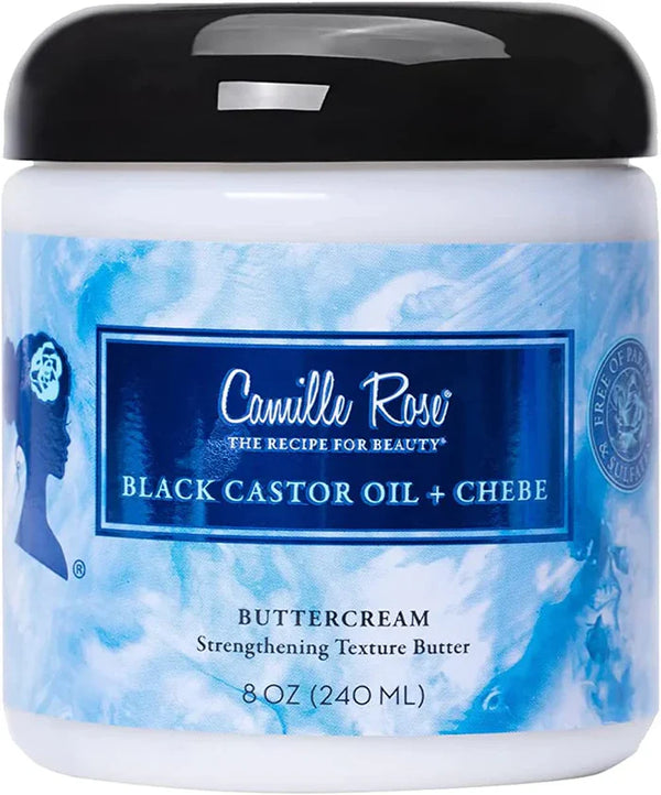 CAMILLE ROSE BLACK CASTOR OIL PLUS CHEBE BUTTERCREAM-8 oz