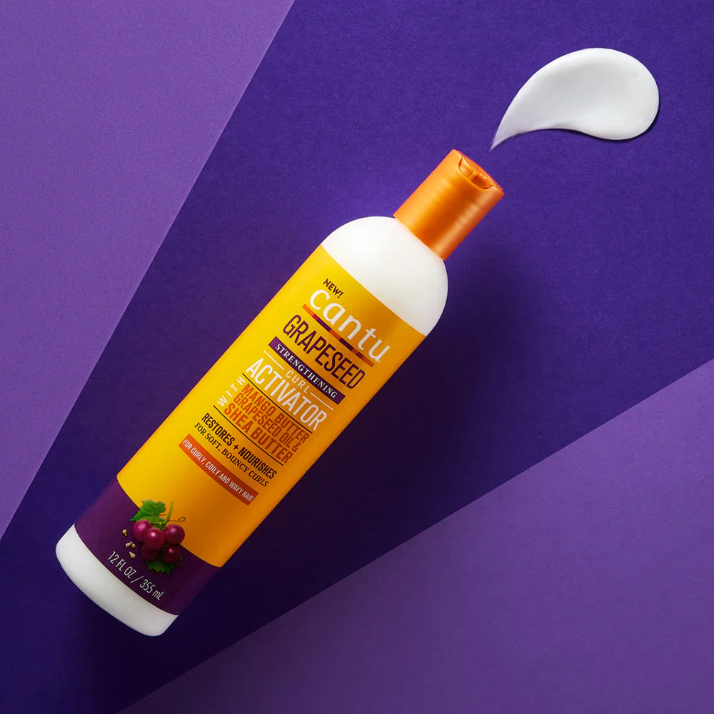 CANTU GRAPESEED STRENGTHENING CURL ACTIVATOR CREAM 12 OZ