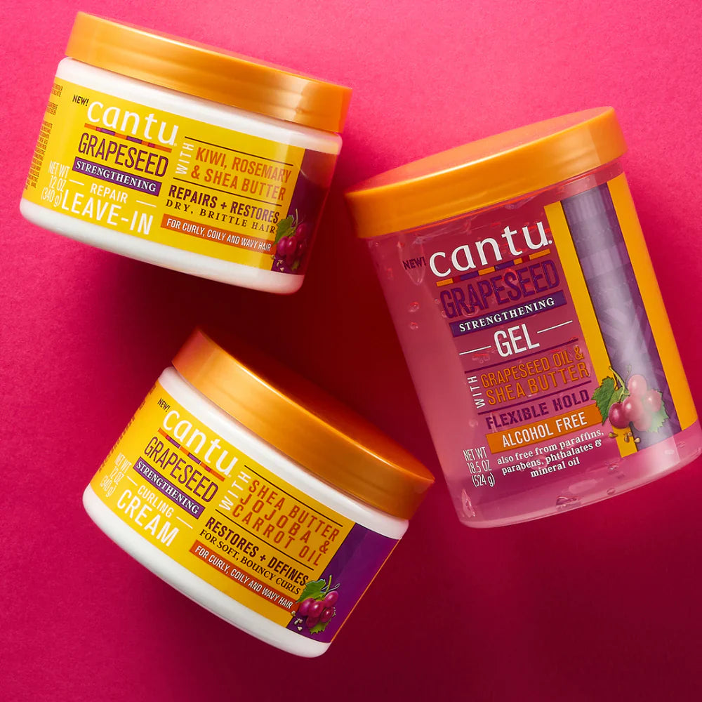 CANTU GRAPESEED STRENGTHENING CURLING CREAM 12 OZ