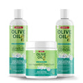 ORS OLIVE OIL MAX MOISTURE CONDITIONING AND SOFTENING BUNDLE (52.0 OZ) Moisture Daily Styling Lotion