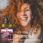 DIFEEL ULTRA CURL WITH ARGAN & SHEA BUTTER - CURL BOOSTING SHAMPOO 12 OZ.
