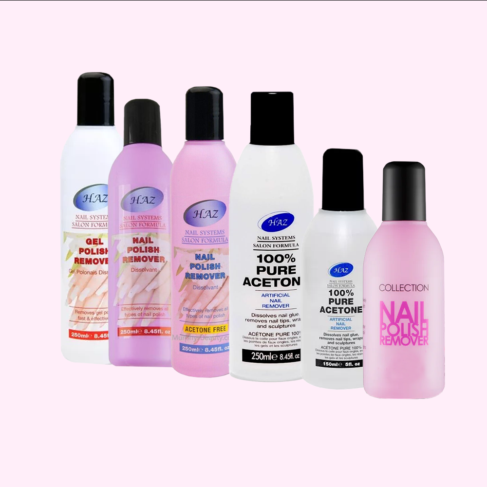 HAZ Nail Systems Nail Polish Removers (Various Formulations)