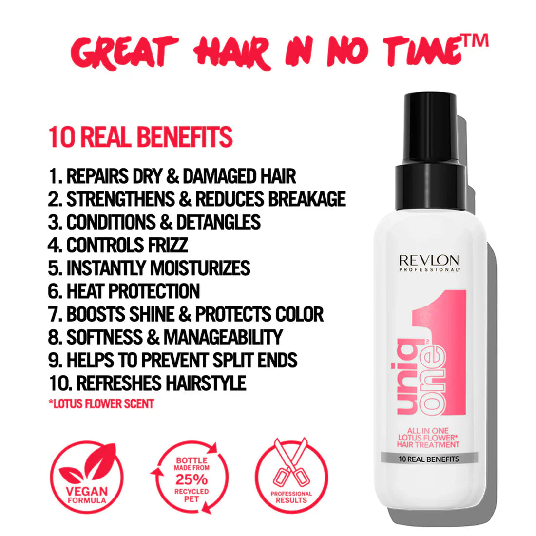 UNIQONE™ HAIR TREATMENT LOTUS FLOWER FRAGRANCE 150 ML